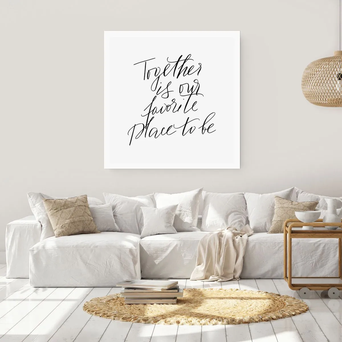 Póster - ¿Tú también lo sientes? - 40x40 cm