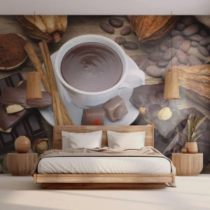 Fotomural Autadhesivo Deluxe Sticker - Chocolate de ensueño - Gastronomía, Chocolate, Café - 300x210 cm