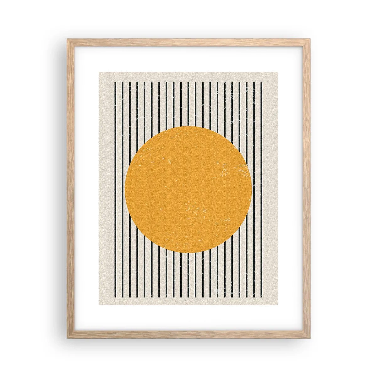 Póster en marco roble claro - El poder de la sencillez - 40x50 cm