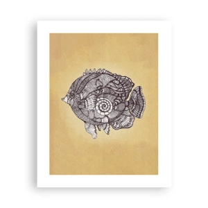 Póster - De un océano de ornamentos - 40x50 cm