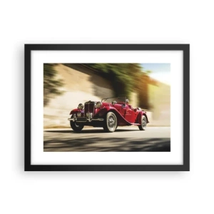 Póster en marco negro - Hermosa pieza de museo - 40x30 cm