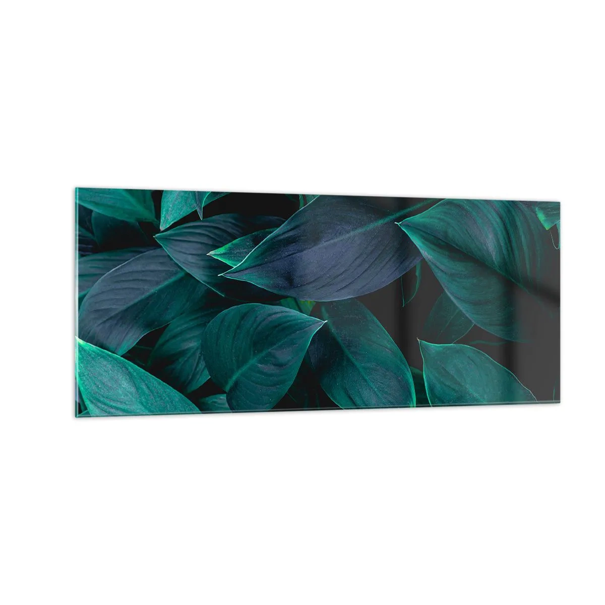 Cuadro sobre vidrio - Impresiones sobre Vidrio - El propio verde - 100x40 cm