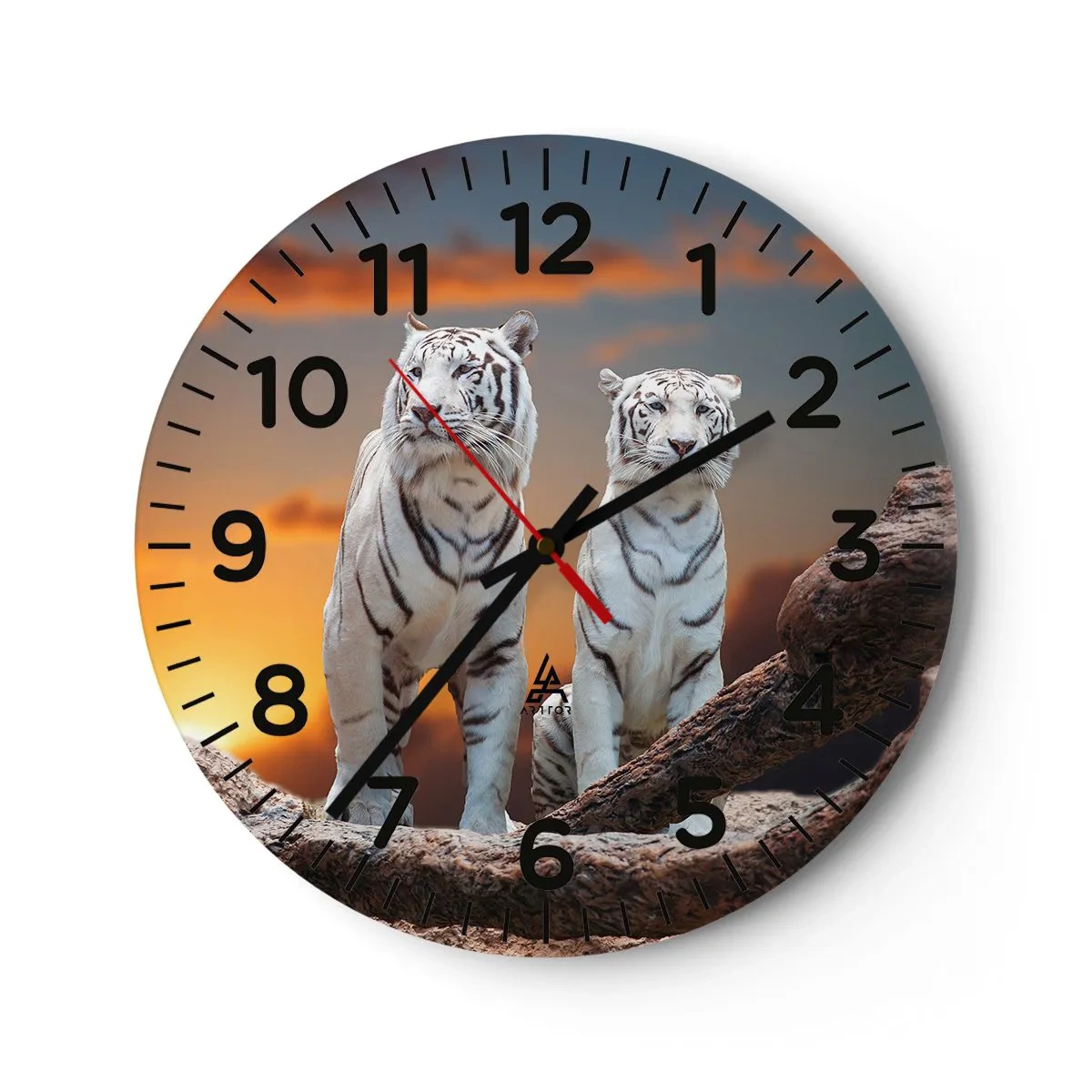 Reloj de pared - Reloj de vidrio - Como en Narnia - 40x40 cm