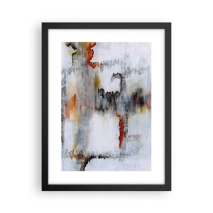 Póster en marco negro - Abstracto sobre el agua - 30x40 cm