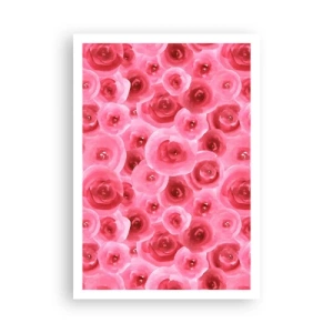 Póster - Rosas abajo y arriba - 70x100 cm