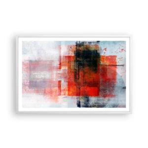 Póster en marco blanco - Composición brillante - 91x61 cm