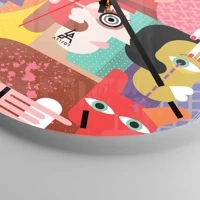 Esfera sin numeración, con rayas