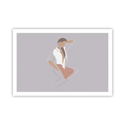 Póster - Un esbozo de encanto - 91x61 cm