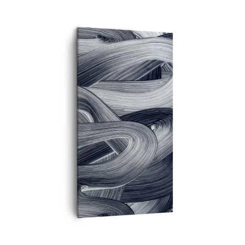 Cuadro sobre lienzo - Impresión de Imagen - La fluidez de la realidad - 45x80 cm