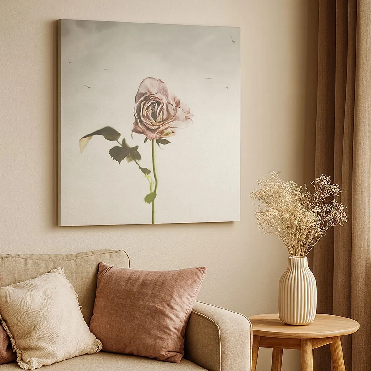 Cuadro sobre lienzo - Impresión de Imagen - Bienvenida a la primavera - 30x30 cm