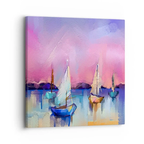 Cuadro sobre lienzo - Impresión de Imagen - Dirección alta mar - 30x30 cm