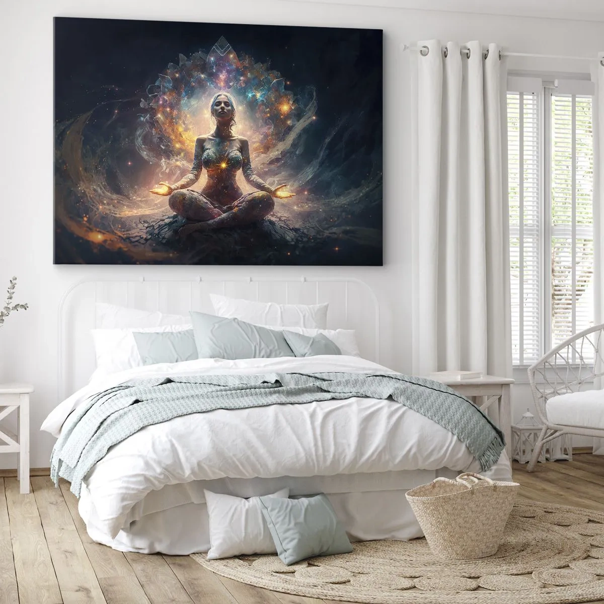 Cuadro sobre lienzo - Impresión de Imagen - Flujo de buena energía - 70x50 cm