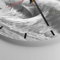 Esfera sin numeración, con rayas