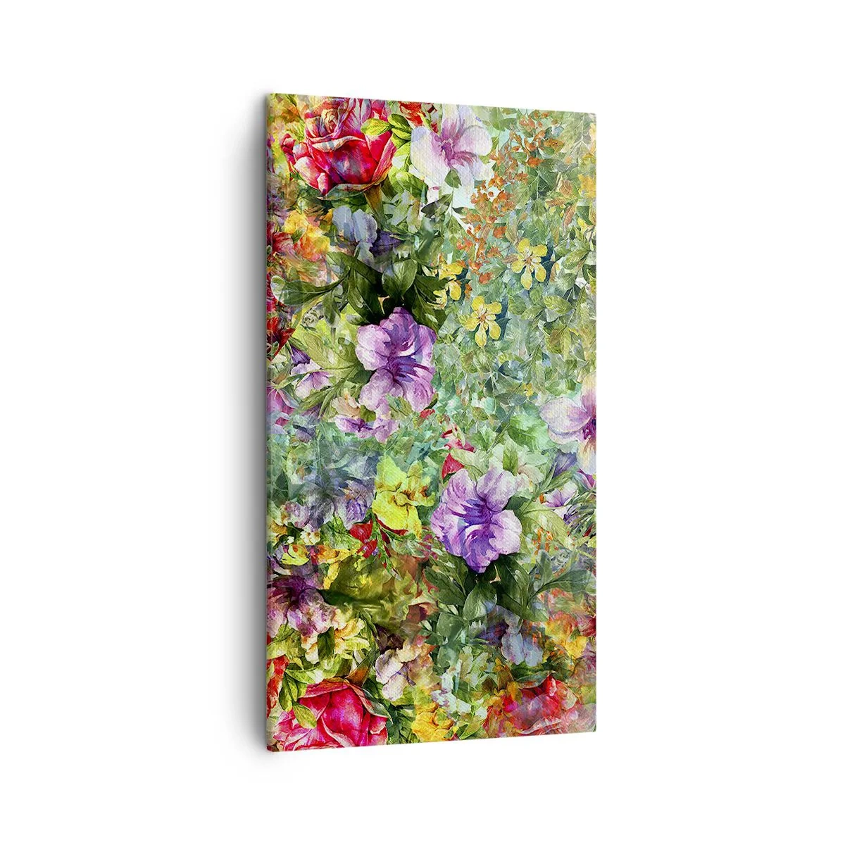 Cuadro sobre lienzo - Impresión de Imagen - En flores a la perdición - 45x80 cm
