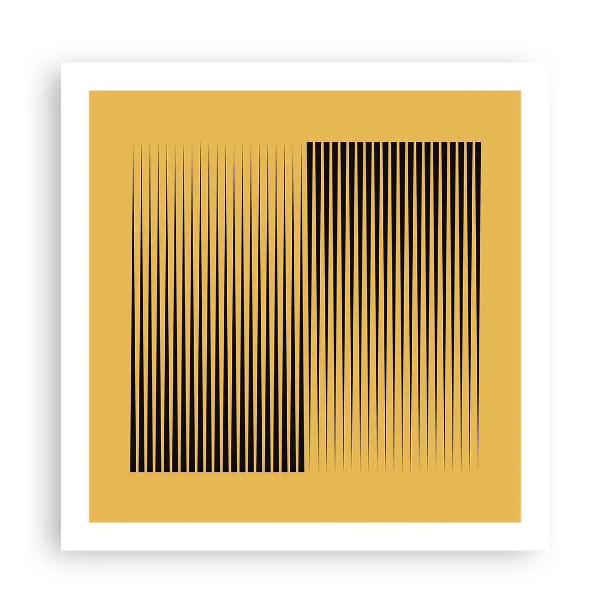 Póster - Cuadrado de opuestos - 60x60 cm