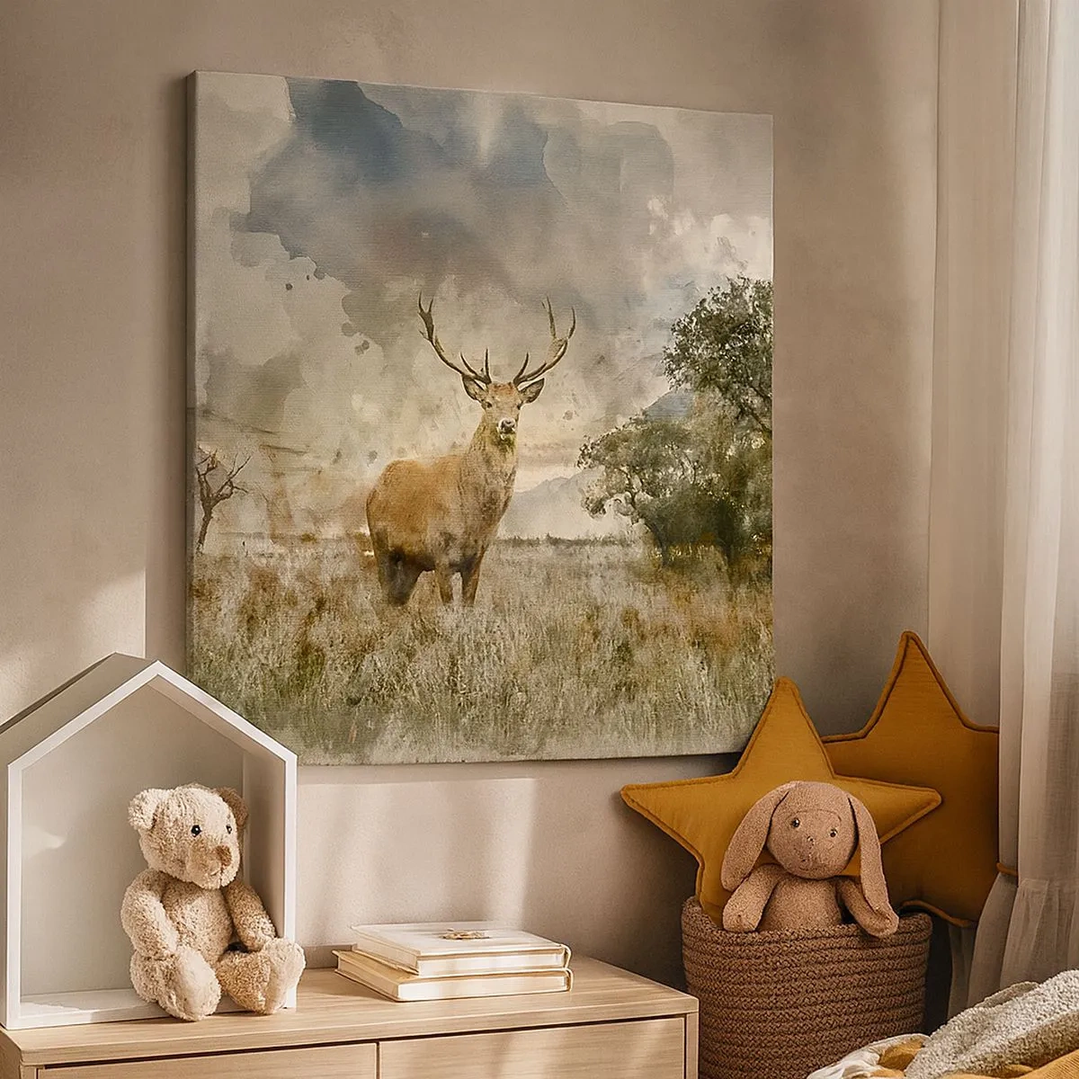 Cuadro sobre lienzo - Impresión de Imagen - Dignidad - fuerza - encanto - 30x30 cm