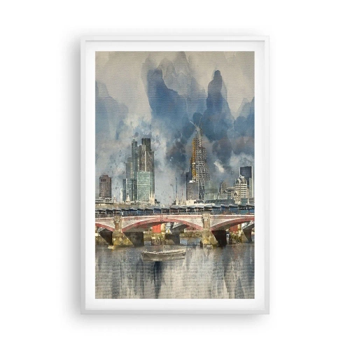 Póster en marco blanco - Londres en todo su esplendor - 61x91 cm