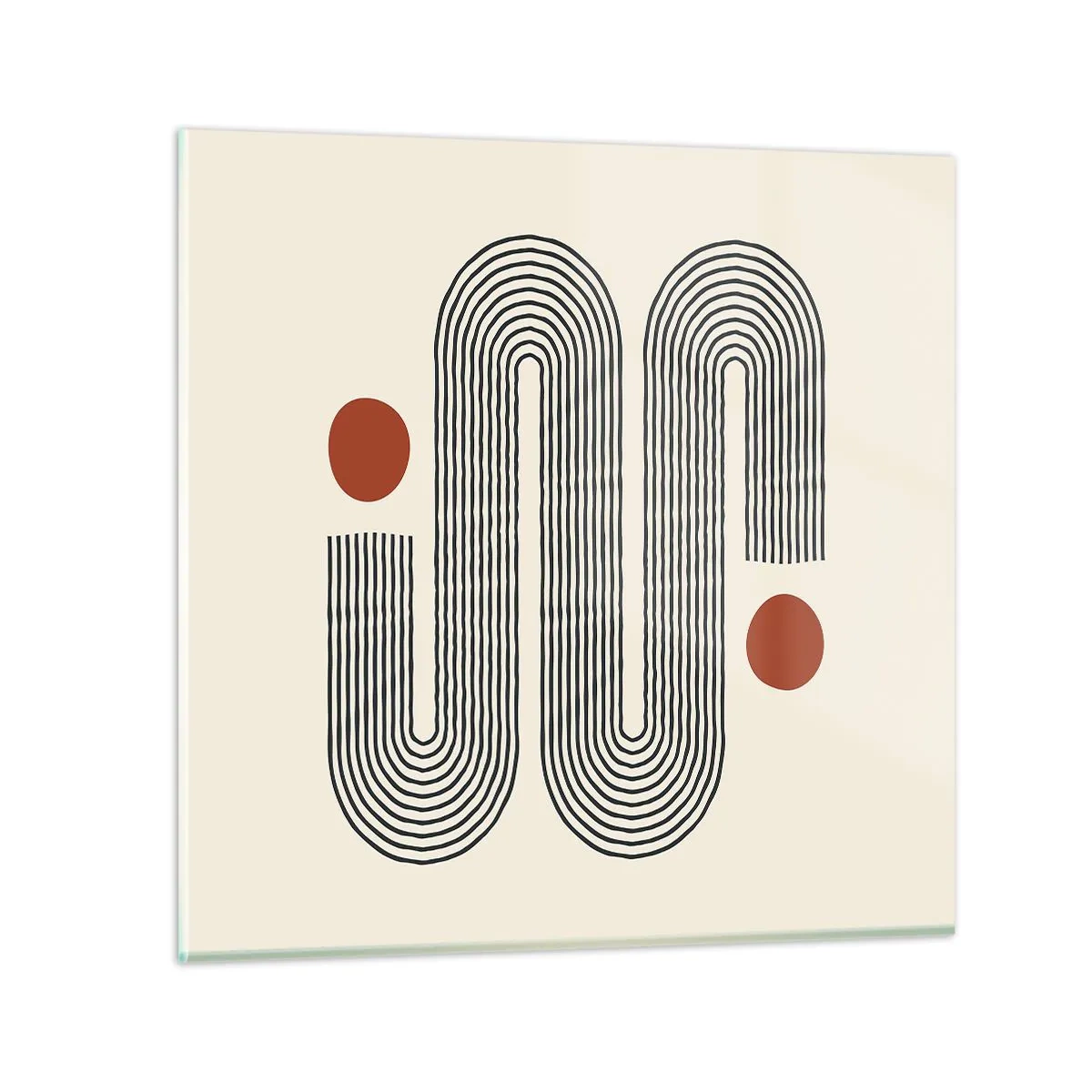 Cuadro sobre vidrio - Impresiones sobre Vidrio - De principio a fin - 70x70 cm