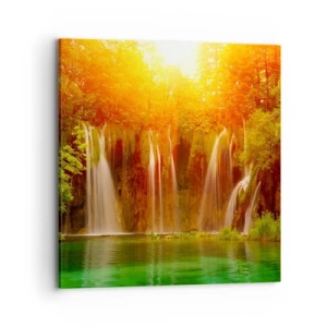 Cuadro sobre lienzo - Impresión de Imagen - Sol y sombra - 70x70 cm