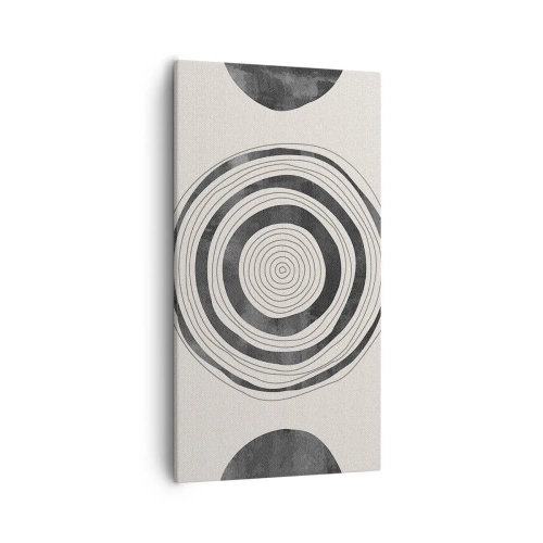 Cuadro sobre lienzo - Impresión de Imagen - Lo importante es lo que hay entre medias - 55x100 cm