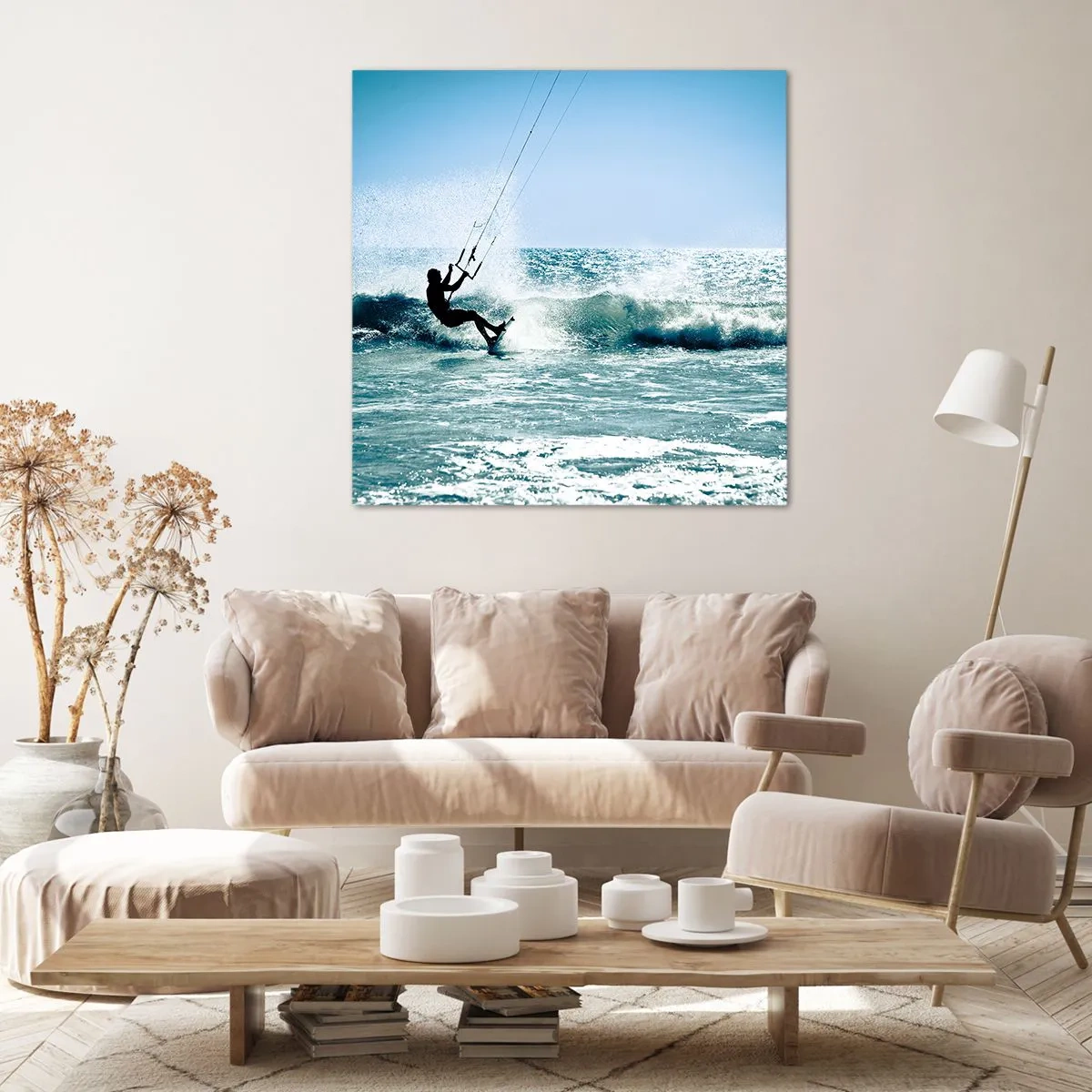 Cuadro sobre lienzo - Impresión de Imagen - Déjate llevar - 60x60 cm