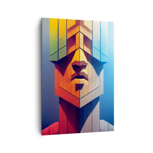 Cuadro sobre lienzo - Impresión de Imagen - Un hombre de principios - 70x100 cm