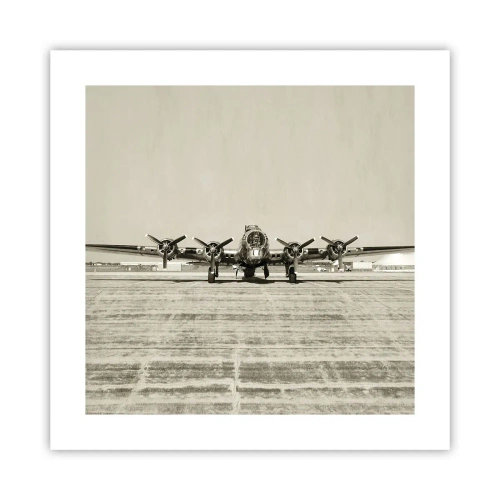 Póster - Como siempre, preparado - 40x40 cm