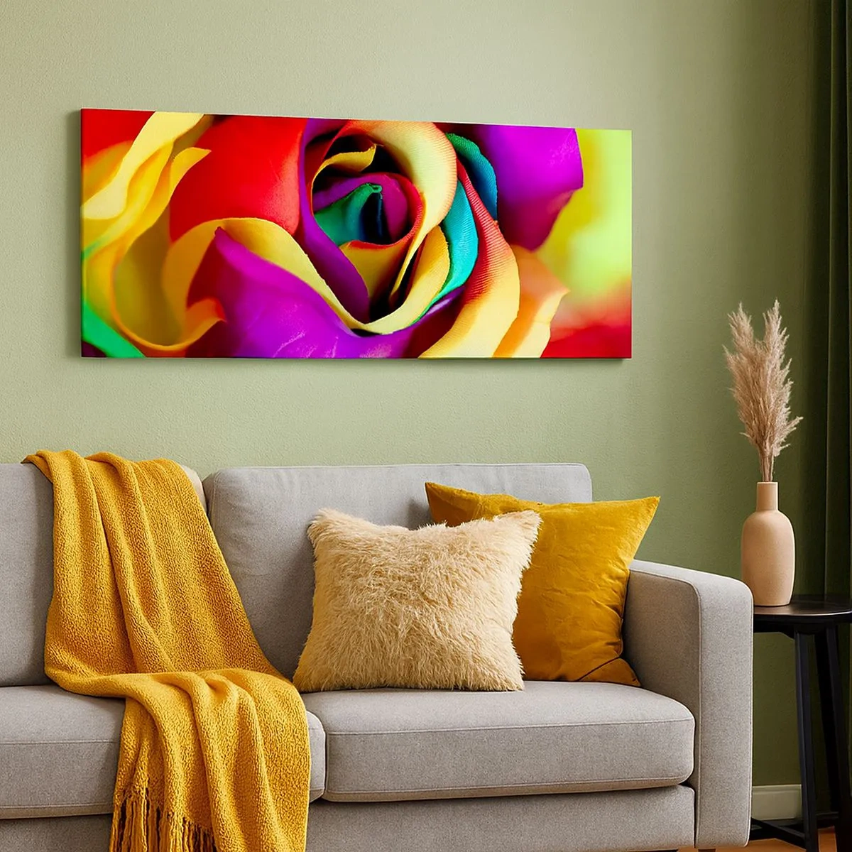 Cuadro sobre lienzo - Impresión de Imagen - Es imposible - 100x40 cm