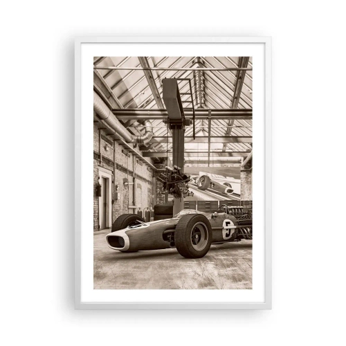 Póster en marco blanco - El descanso del vencedor - 50x70 cm