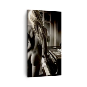 Cuadro sobre lienzo - Impresión de Imagen - Perfecta armonía de la noche - 45x80 cm