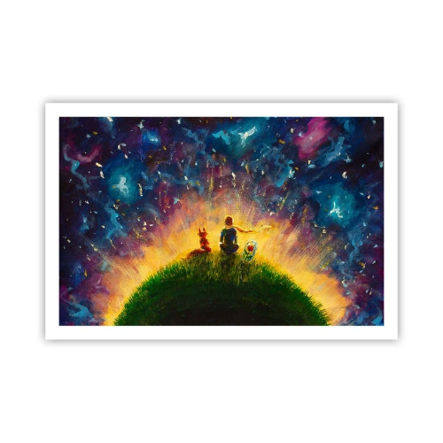 Póster - Amor y amistad - lo único entero - 91x61 cm