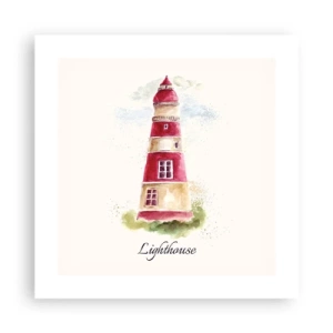 Póster - Siempre observando - 40x40 cm