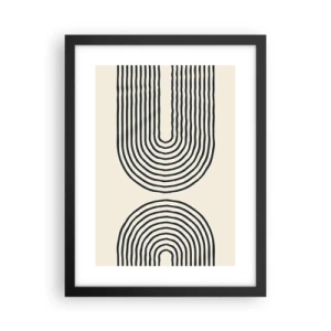Póster en marco negro - Próximamente... - 30x40 cm
