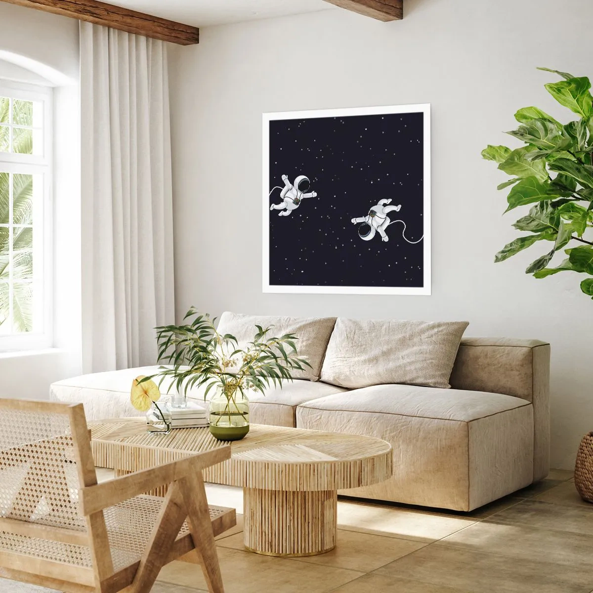 Póster - Danza cósmica - 40x40 cm