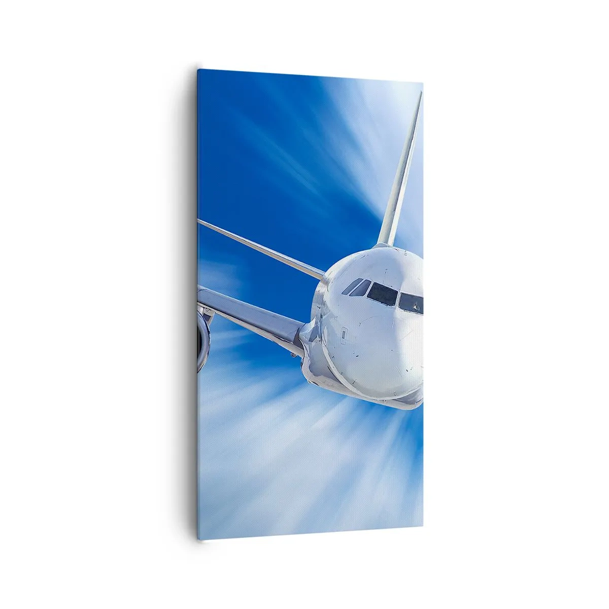 Cuadro sobre lienzo - Impresión de Imagen - Más rápido que el viento en el cielo - 65x120 cm