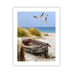 Póster - Bañada por el viento - 40x50 cm