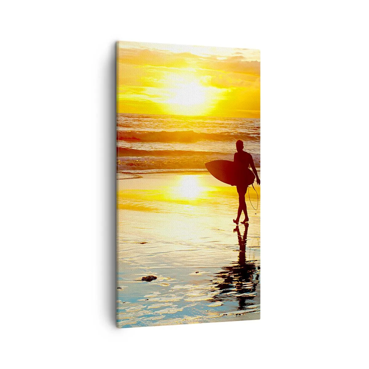 Cuadro sobre lienzo - Impresión de Imagen - El regreso del guerrero - 45x80 cm