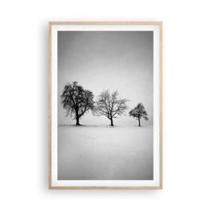 Póster en marco roble claro - ¿Con qué sueñan? - 61x91 cm