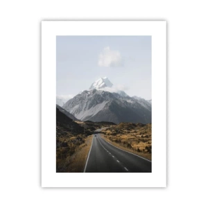 Póster - El camino al corazón de las montañas - 30x40 cm