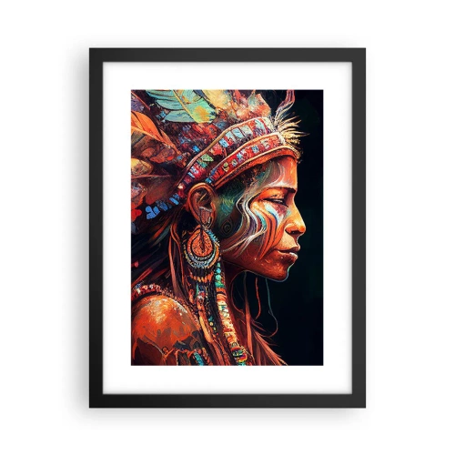 Póster en marco negro - Un ritual mágico - 30x40 cm