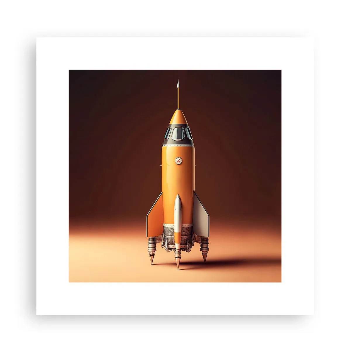 Póster - Comienza con un sueño - 30x30 cm