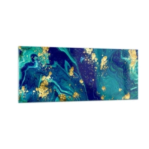 Cuadro sobre vidrio - Impresiones sobre Vidrio - Pétalos de sol  - 100x40 cm