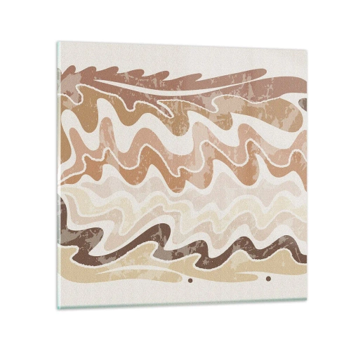 Cuadro sobre vidrio - Impresiones sobre Vidrio - Buena energía - buenas emociones - 50x50 cm