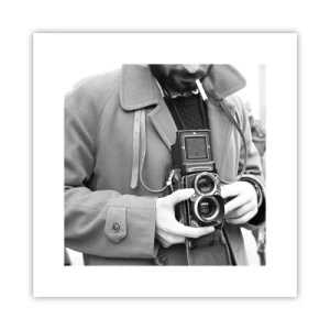 Póster - En estilo retro - 30x30 cm