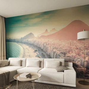 Fotomural Autadhesivo Deluxe Sticker - Vacaciones perpetuas en Río - Costa, Rio de Janeiro, Playa - 150x105 cm