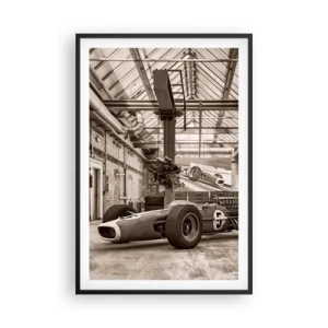 Póster en marco negro - El descanso del vencedor - 61x91 cm
