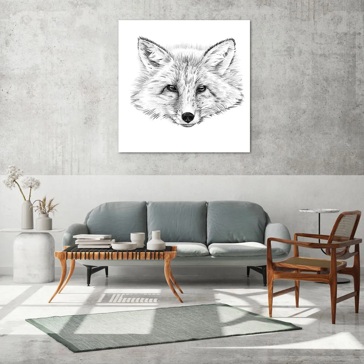 Cuadro sobre vidrio - Impresiones sobre Vidrio - ¿Pueden mentir estos ojos? - 70x70 cm