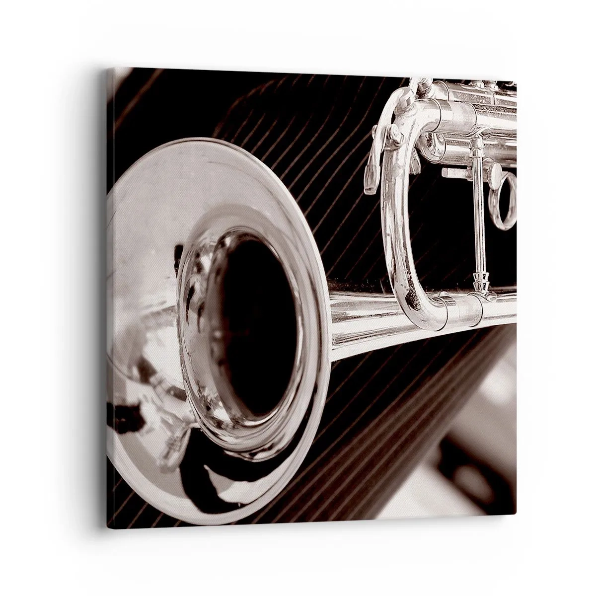 Cuadro sobre lienzo - Impresión de Imagen - Viaje musical a los años 30. - 40x40 cm