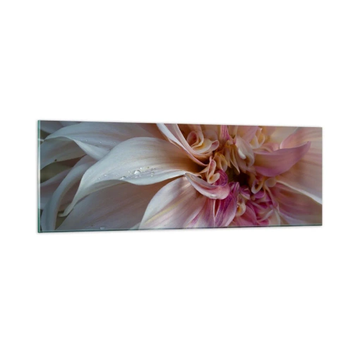 Cuadro sobre vidrio - Impresiones sobre Vidrio - Frescura floreciente - 90x30 cm