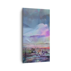 Cuadro sobre lienzo - Impresión de Imagen - Bajo un cielo benévolo - 55x100 cm